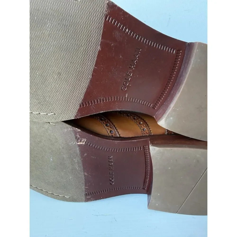 Cole Haan Air Madison Wingtip Oxford Brown Leather Shoes 11M